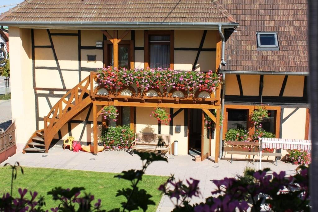 A L'Ancienne Poste Otel Battenheim Dış mekan fotoğraf
